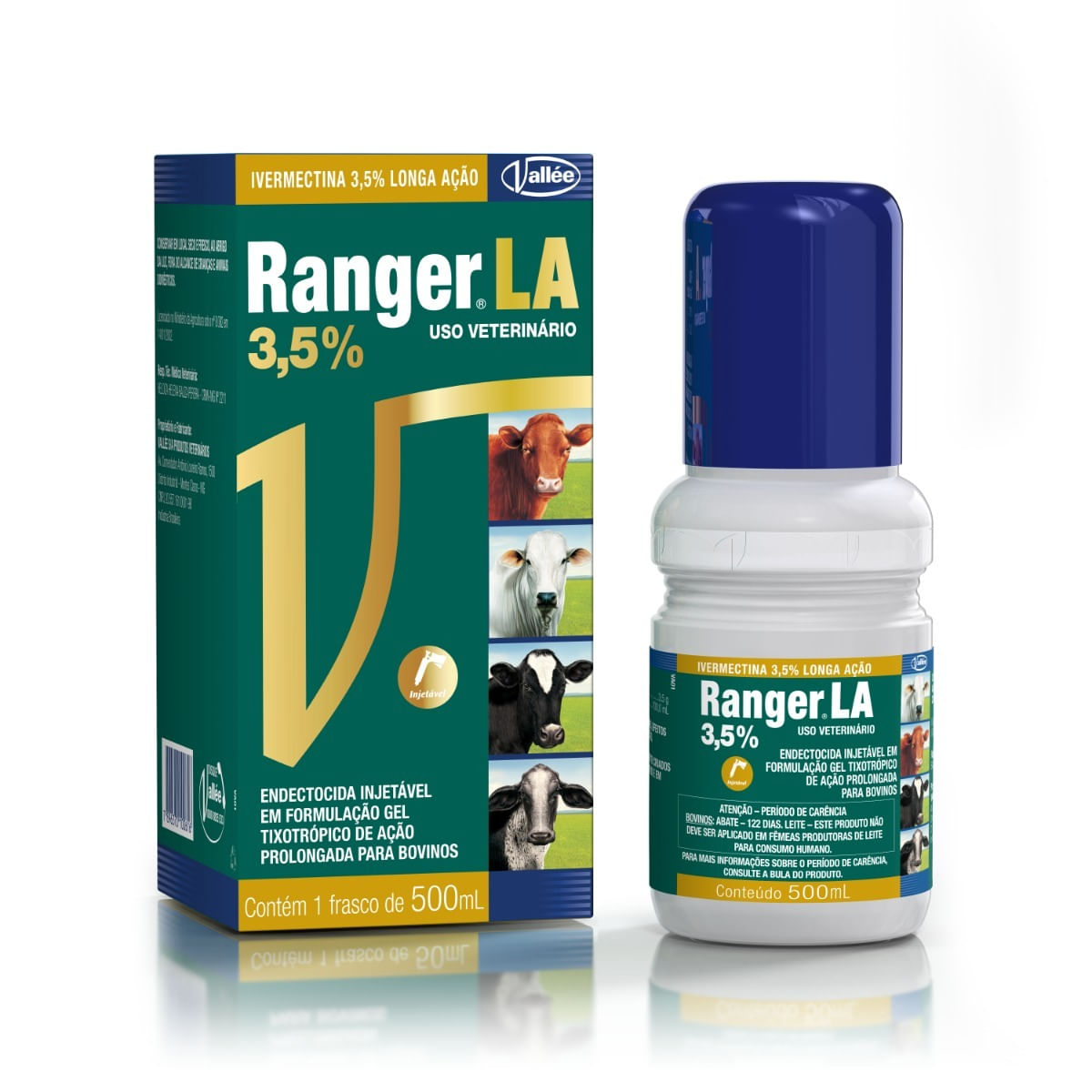Ranger la VALLÉE ivermectina 3,5% injetável 500ml