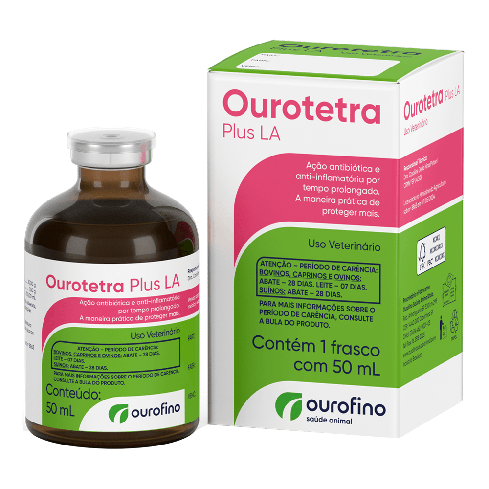 Ourotetra Plus LA Ourofino Injetável 50mL