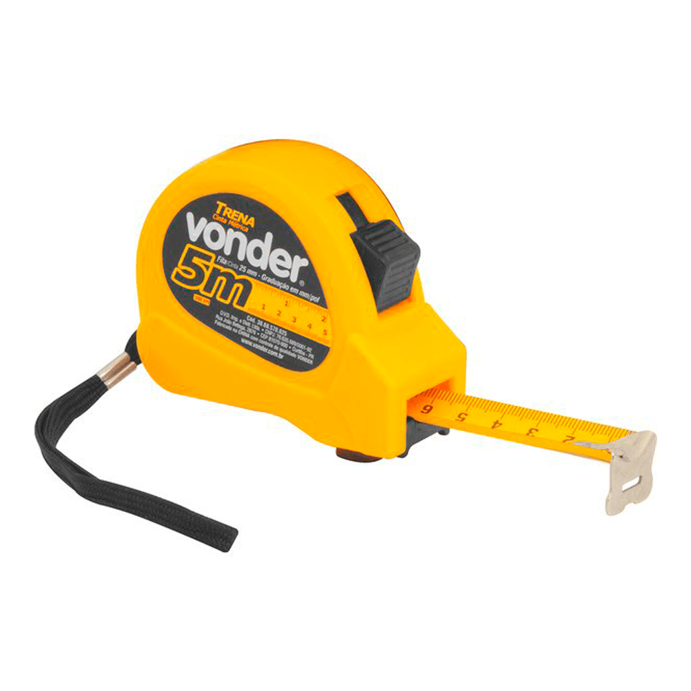 Trena Curta de Aço Vonder 5m x 19mm