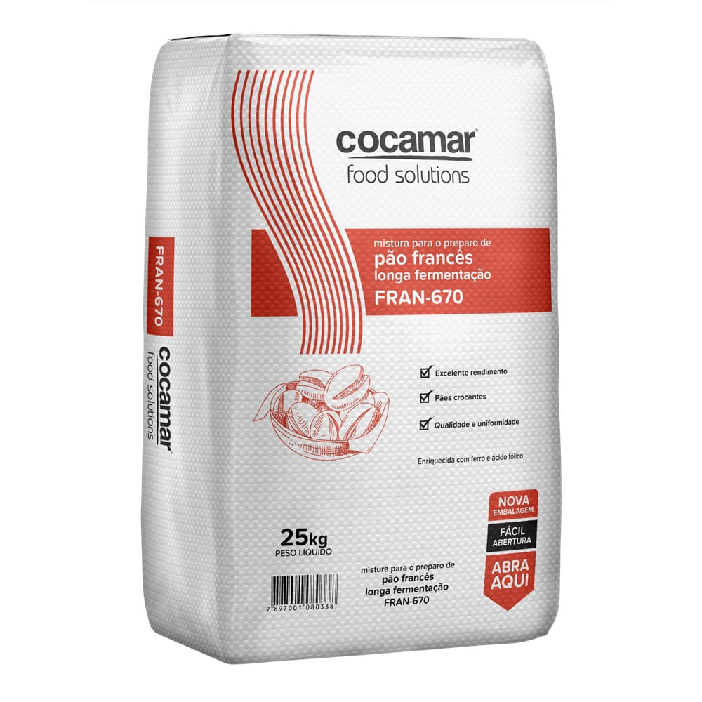 Mistura para Pão Francês Cocamar 25kg