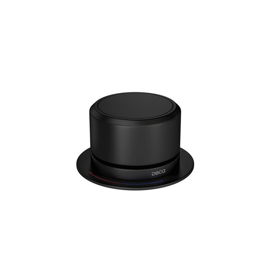 Acionamento Monocomando Deca You De Mesa Redondo Black Matte - Deca