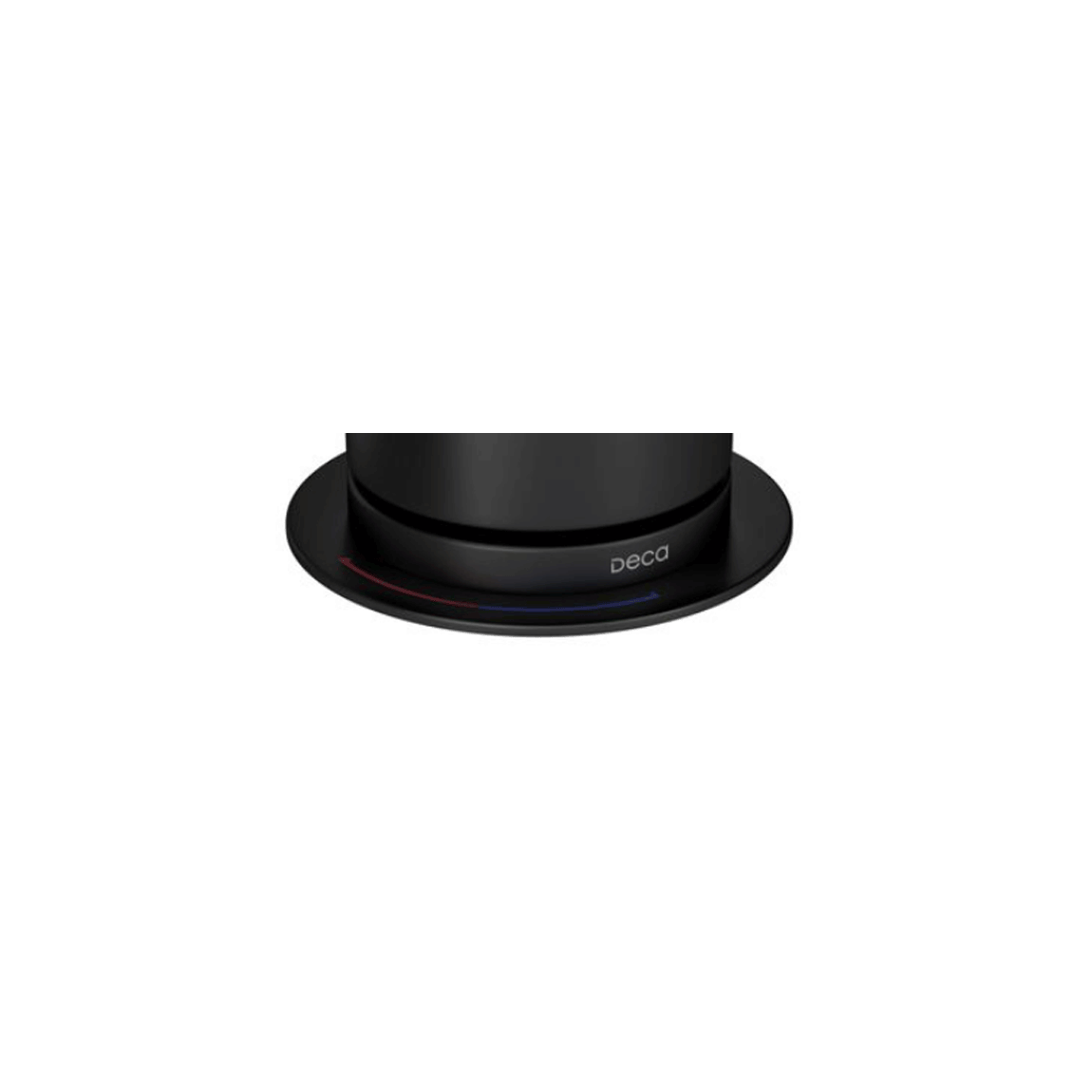 Acionamento Monocomando Deca You De Mesa Redondo Black Matte - Deca