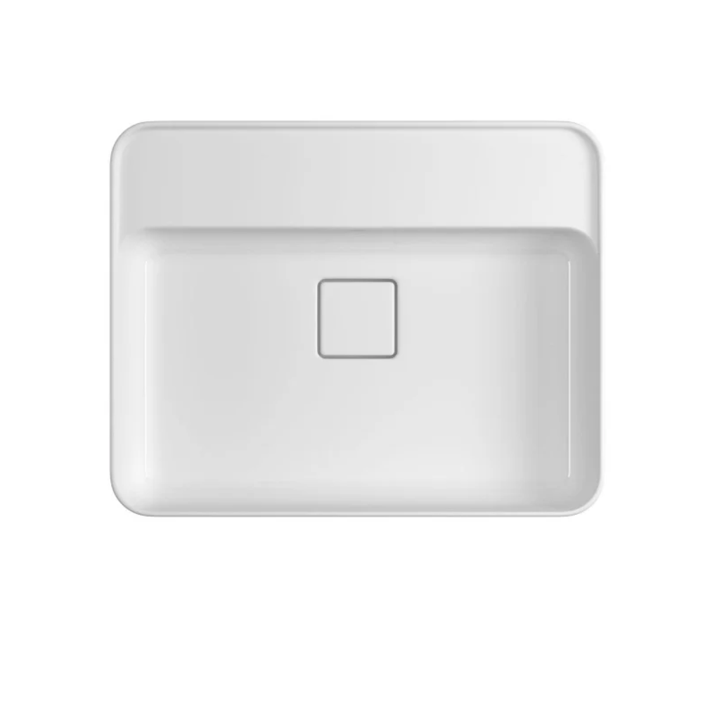 Cuba Semiencaixe Retangular Com Mesa 50cm Branco - Deca
