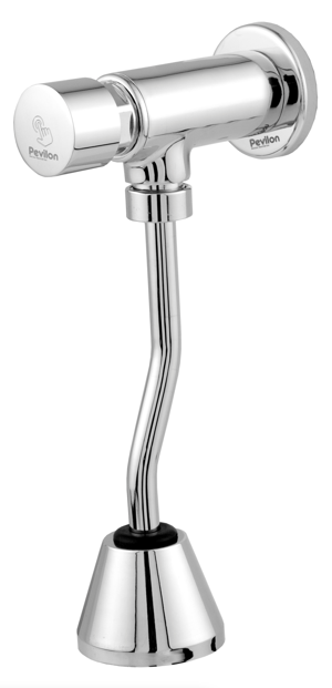 Valvula P/ Mictorio Automatico C/ Fechamento Pematic Cromado (2 A 40mca) - Pevilon
