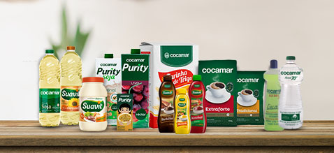 Produtos sob a mesa